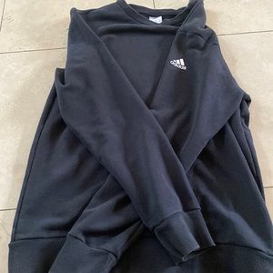 Adidas sweat shirt.